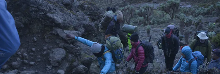 : Barranco Camp to Karanga Camp